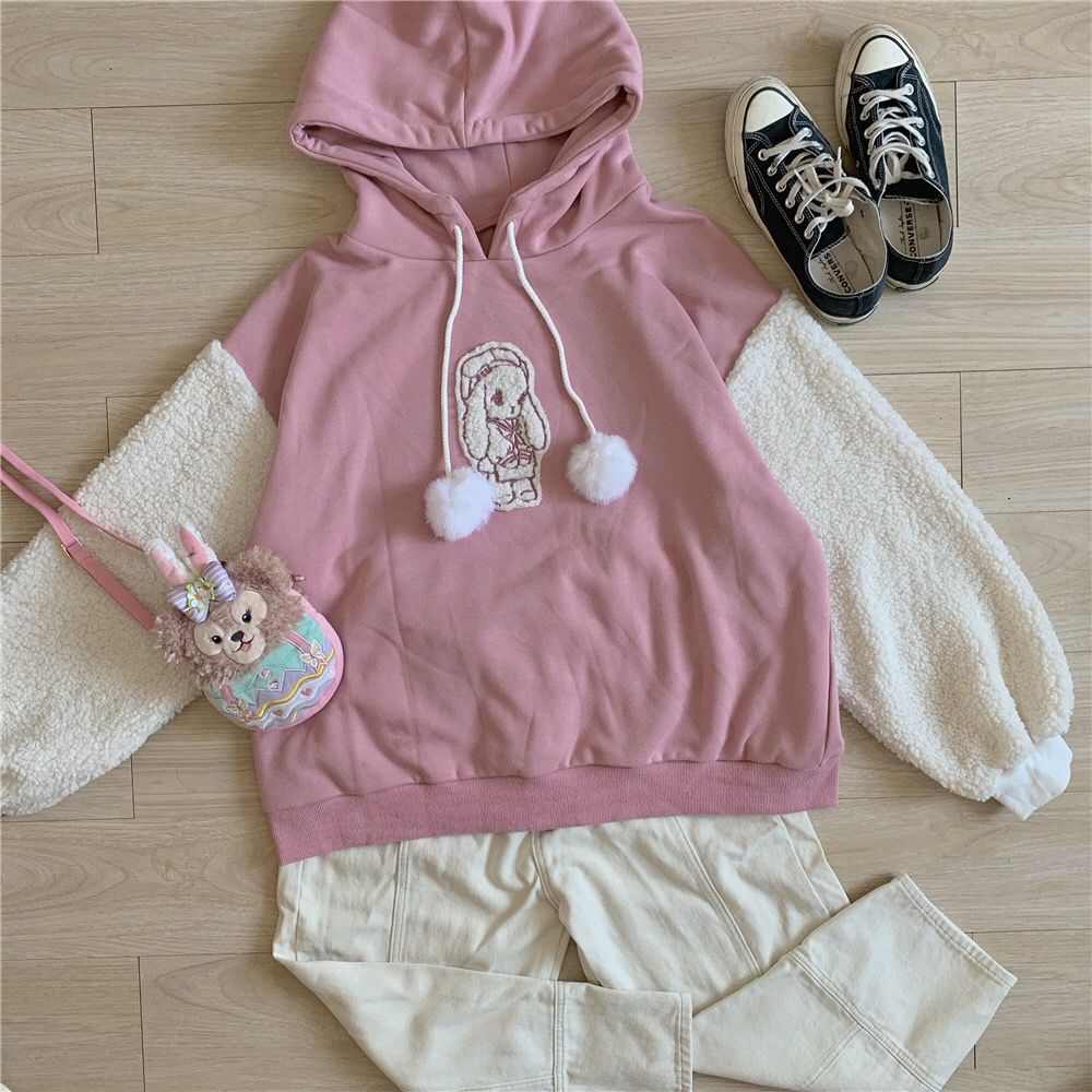 Title 4, Autumn Kawaii Lolita Women Hooded Sweatshirt So...