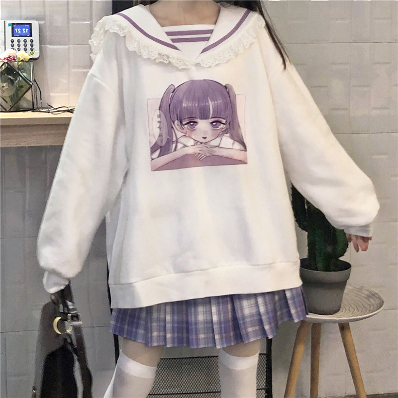 Title 4, Soft Sister Sweet Girl Print Plus Velvet Thick ...