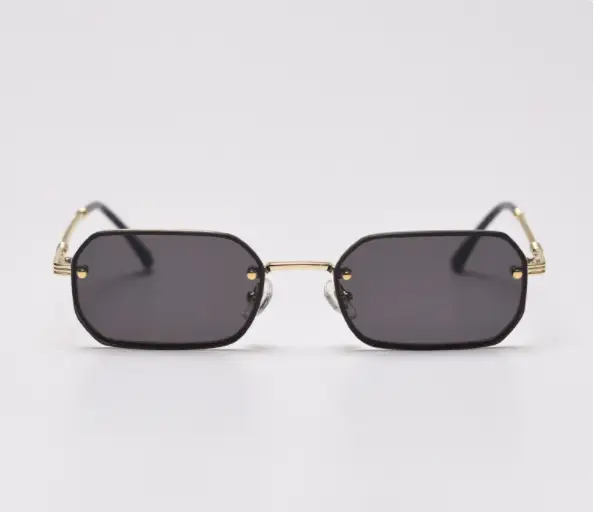 Narrow-sided Small Frame Sunglasses, Trendy Street Style Fashion Color Film Sunglasses