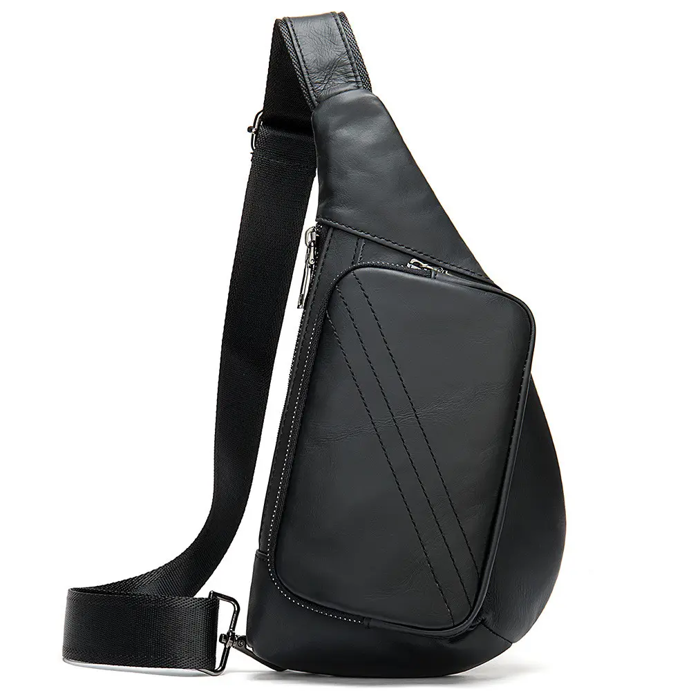 New Trend Leather Chest Bag Fashion Half-Moon Triangle Shoulder