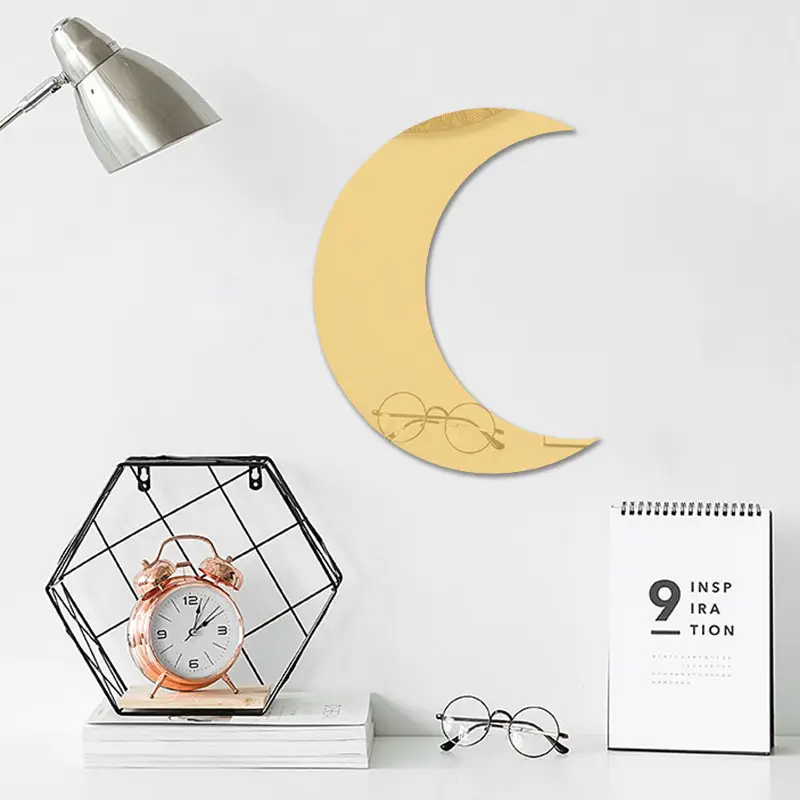 Acrylic Golden Silver Lunar Eclipse Mirror