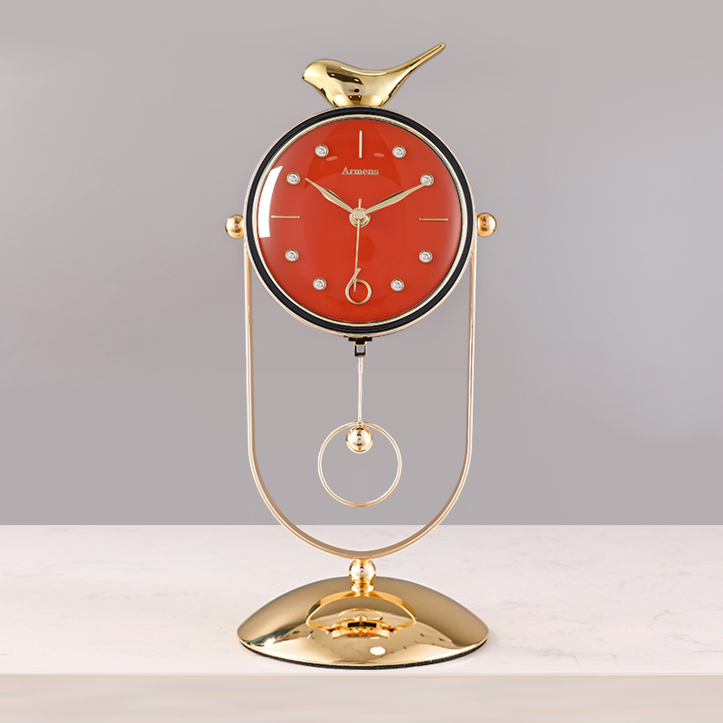 Desktop pendulum clock (green)