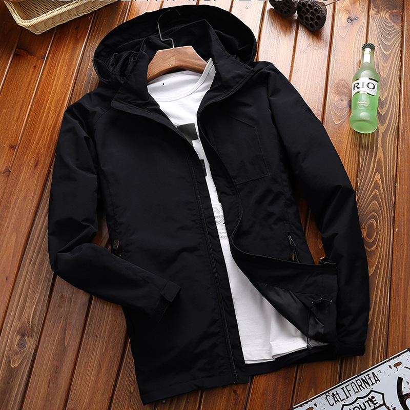 Casual Mid-length Jacket Youth Sports Outdoor Jacket Men