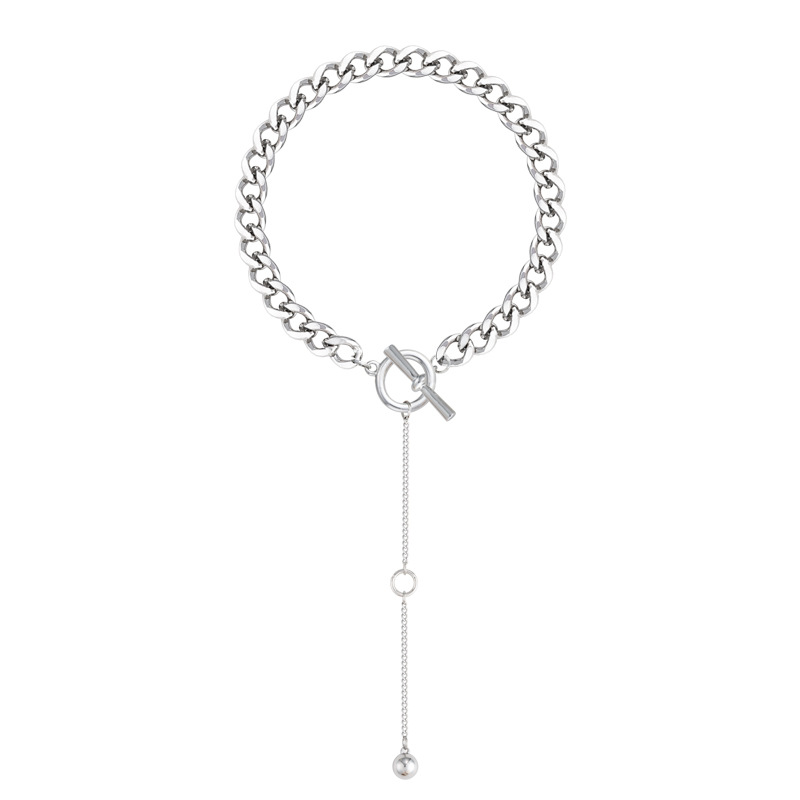 Necklace Female Ins Hip Hop Long Trendy Net Red Cold Wind