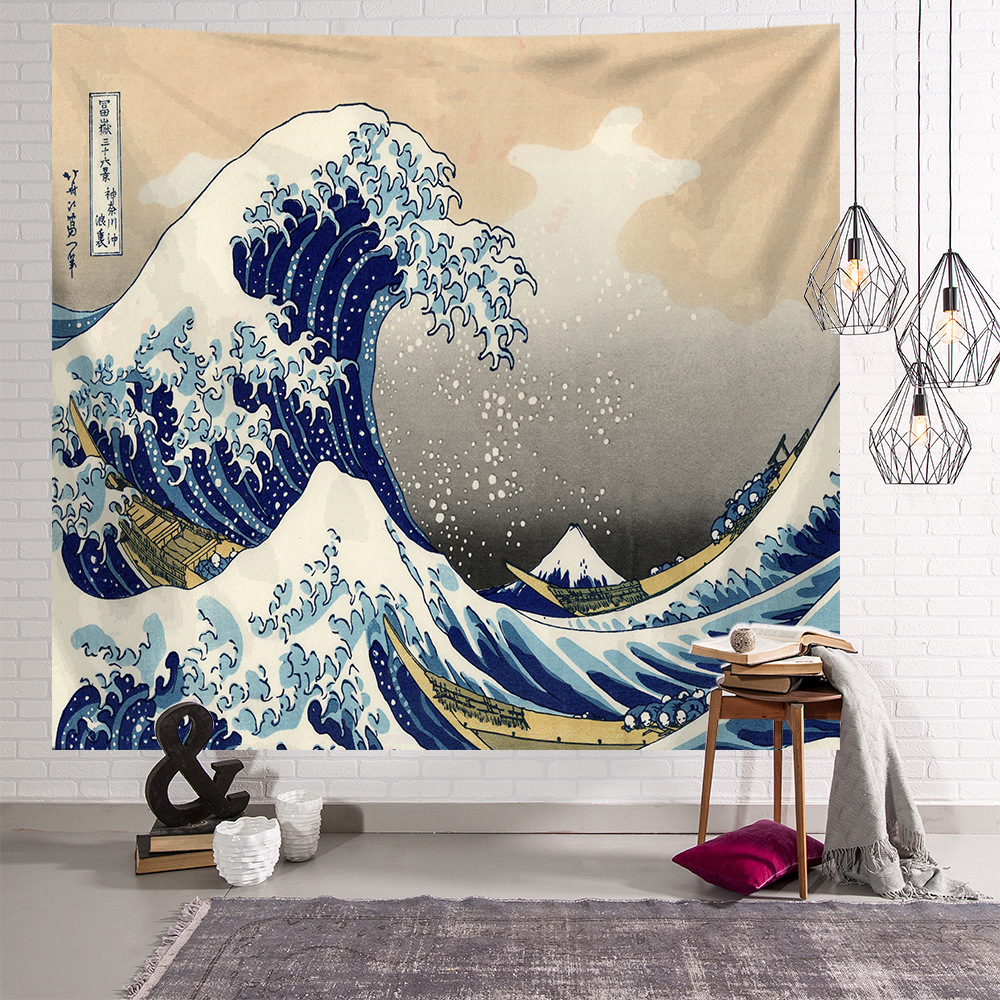 The Great Wave Off Kanagawa Wall Tapestry