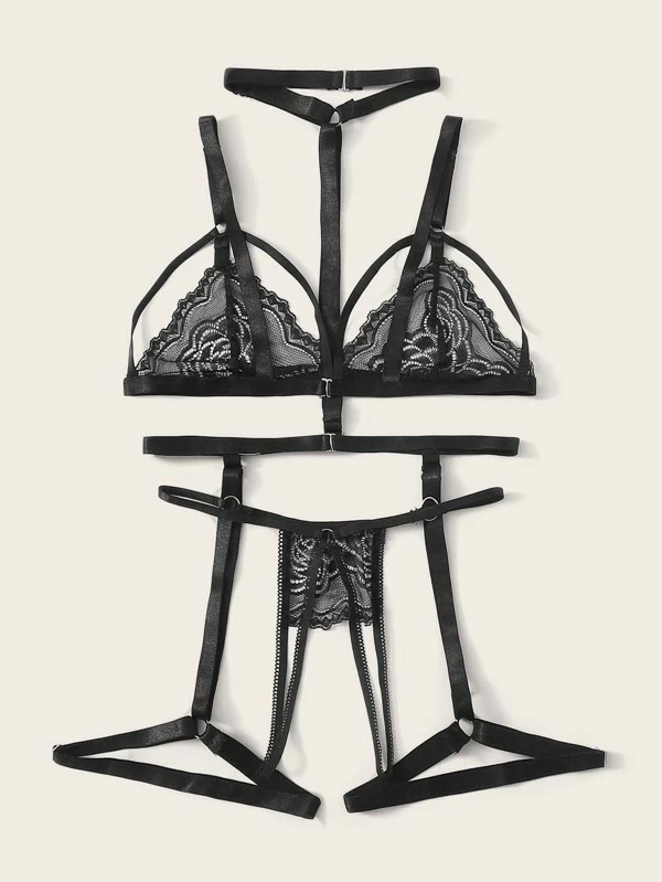 Sexy Lingerie Three point Style Black - Shop at LoveMi