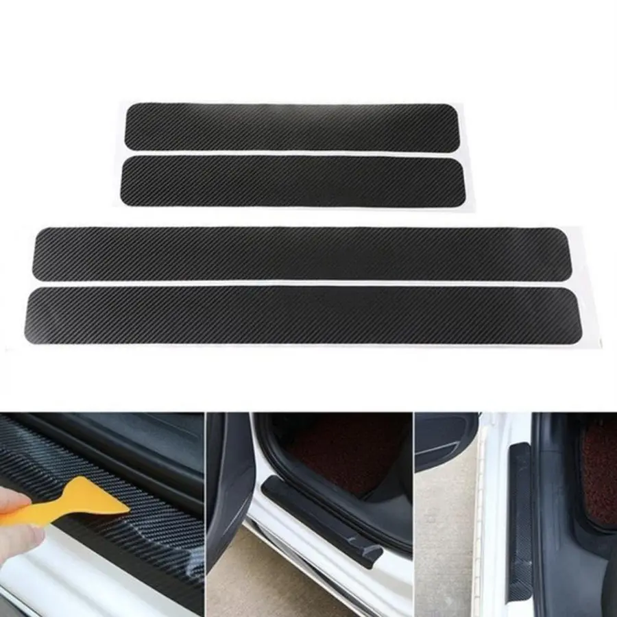 Car Universal Threshold Carbon Fiber Stickers Door
