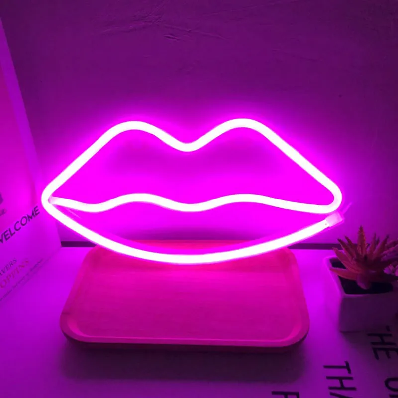 AliExpress LED Neon Lights Bedroom Room Decoration Moon NeonLights USB Battery Dual-Purpose Modeling Lights – image 4