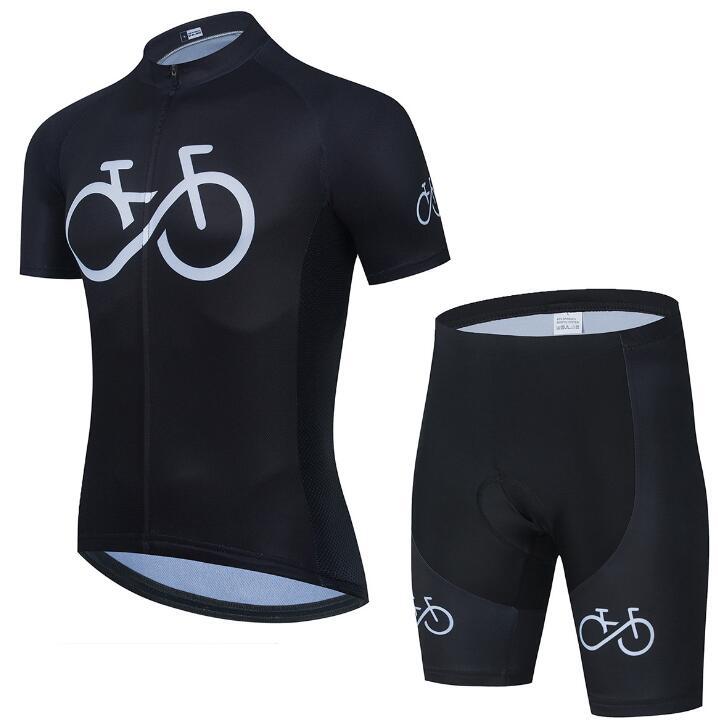 Summer Short-sleeved Bib Cycling Jersey Suit Bicycle