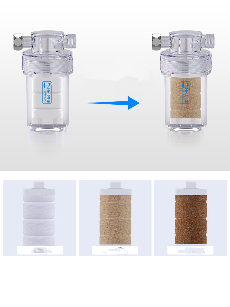 Shower Filter Tap Water Faucet Nozzle Household Bath Shower Dechlorination Filter Element — view 3