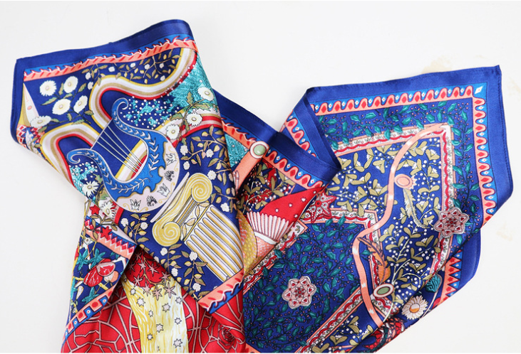 Silk Scarves Women's Small Party Temperament Korean Style Clothes Scarf Neck  