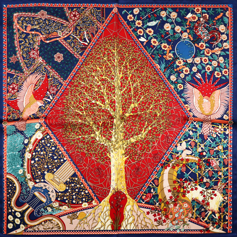 Silk Scarves Women's Small Party Temperament Korean Style Clothes Scarf Neck  