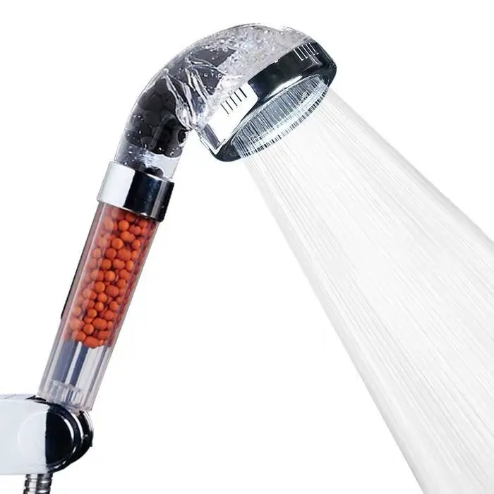 Negative Ion Shower Nozzle Pressurized Hand-held Rain Head