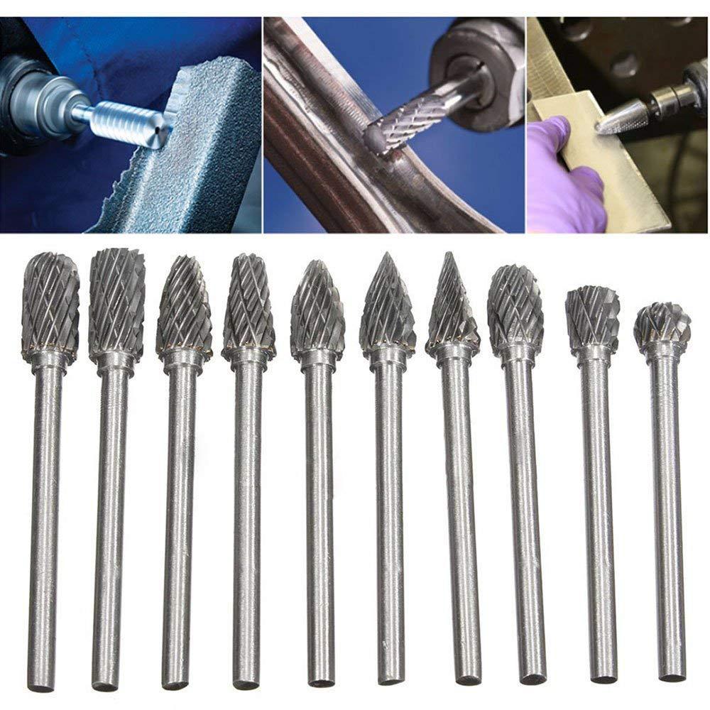 Carbide Rotary File Tungsten Steel Grinding Head Wood Mould Engraving