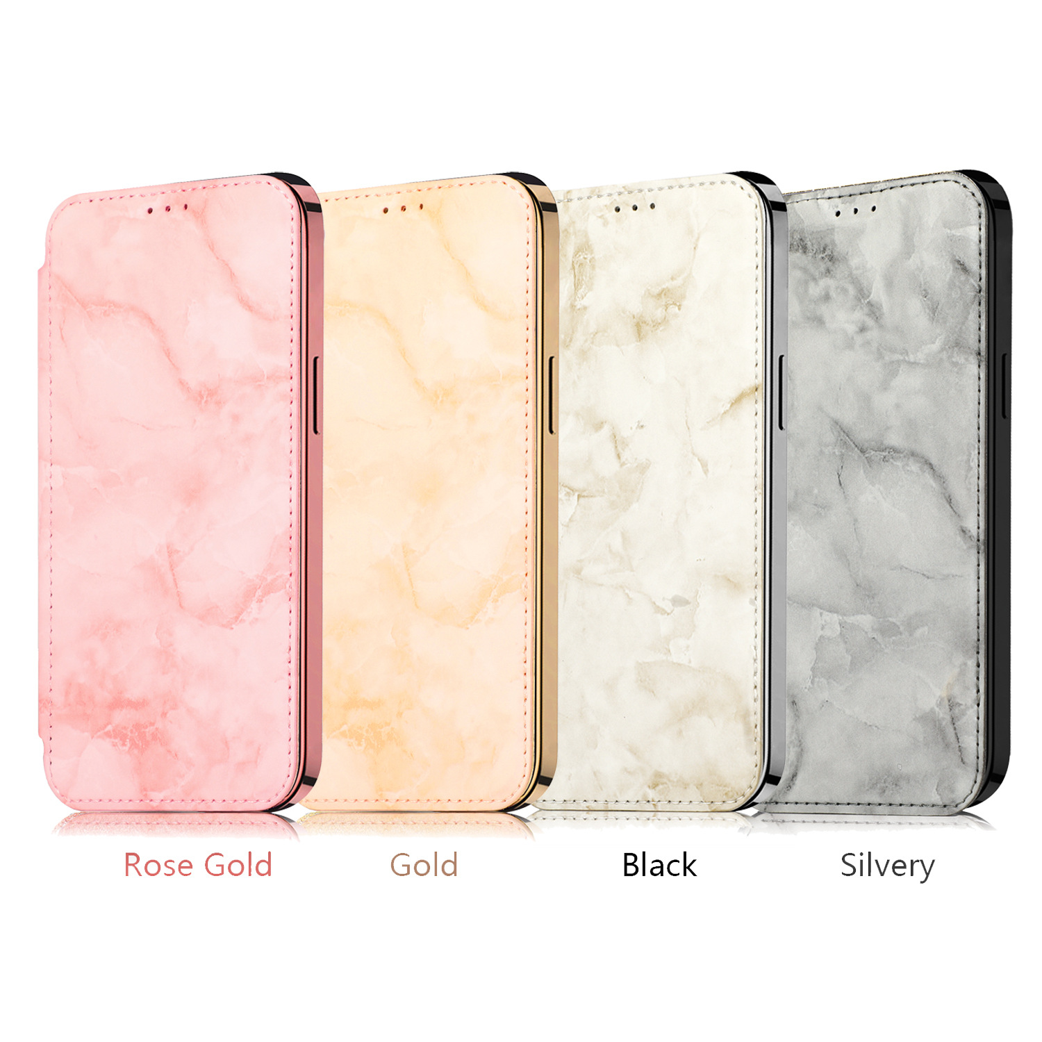 Title 2, iPhone 12 Pro Ring Marble Mobile Phone Holster ...