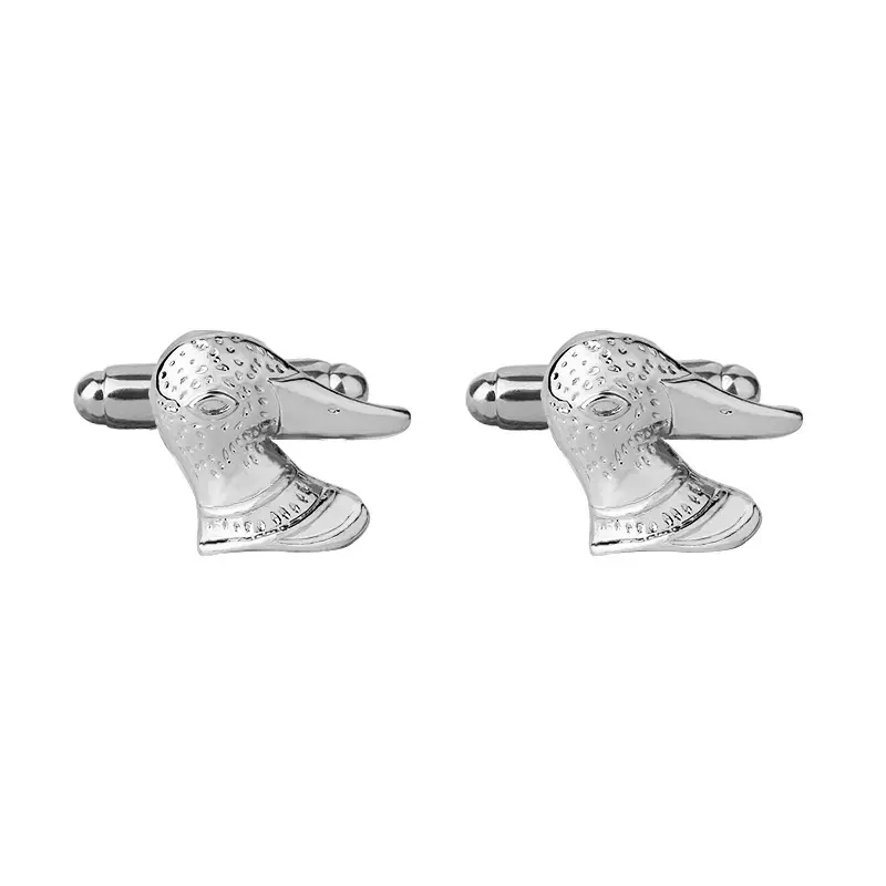 Shirt Dress Duck HEad Pattern Cufflinks