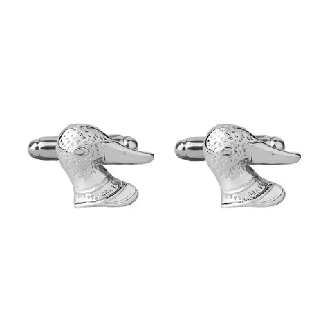 Shirt Dress Duck HEad Pattern Cufflinks