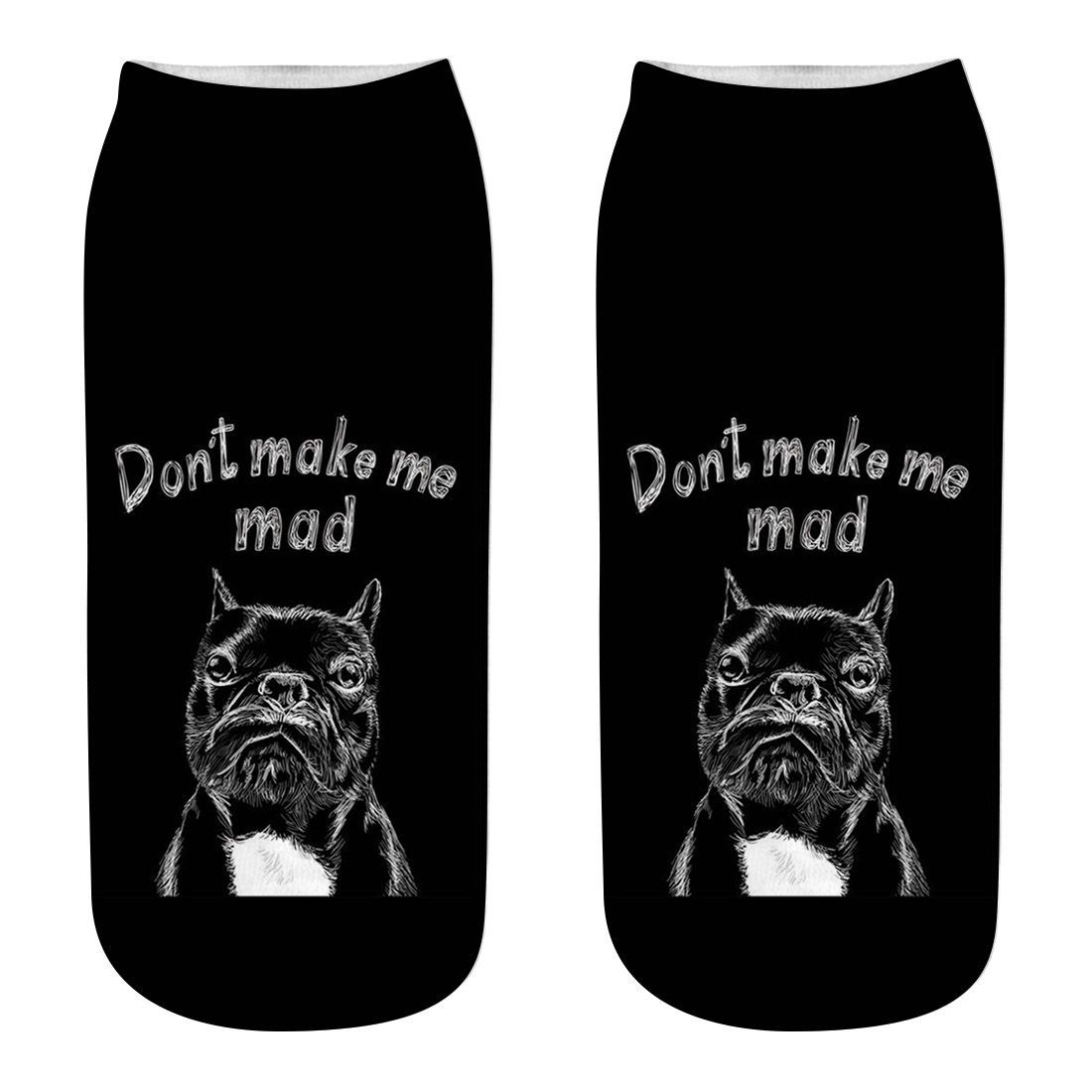 Title 1, New Dog Series 3D Printed Socks Puppy Printed S...