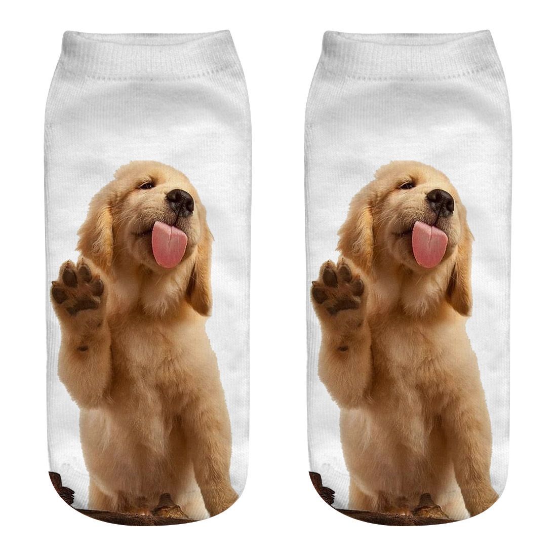 Title 7, New Dog Series 3D Printed Socks Puppy Printed S...