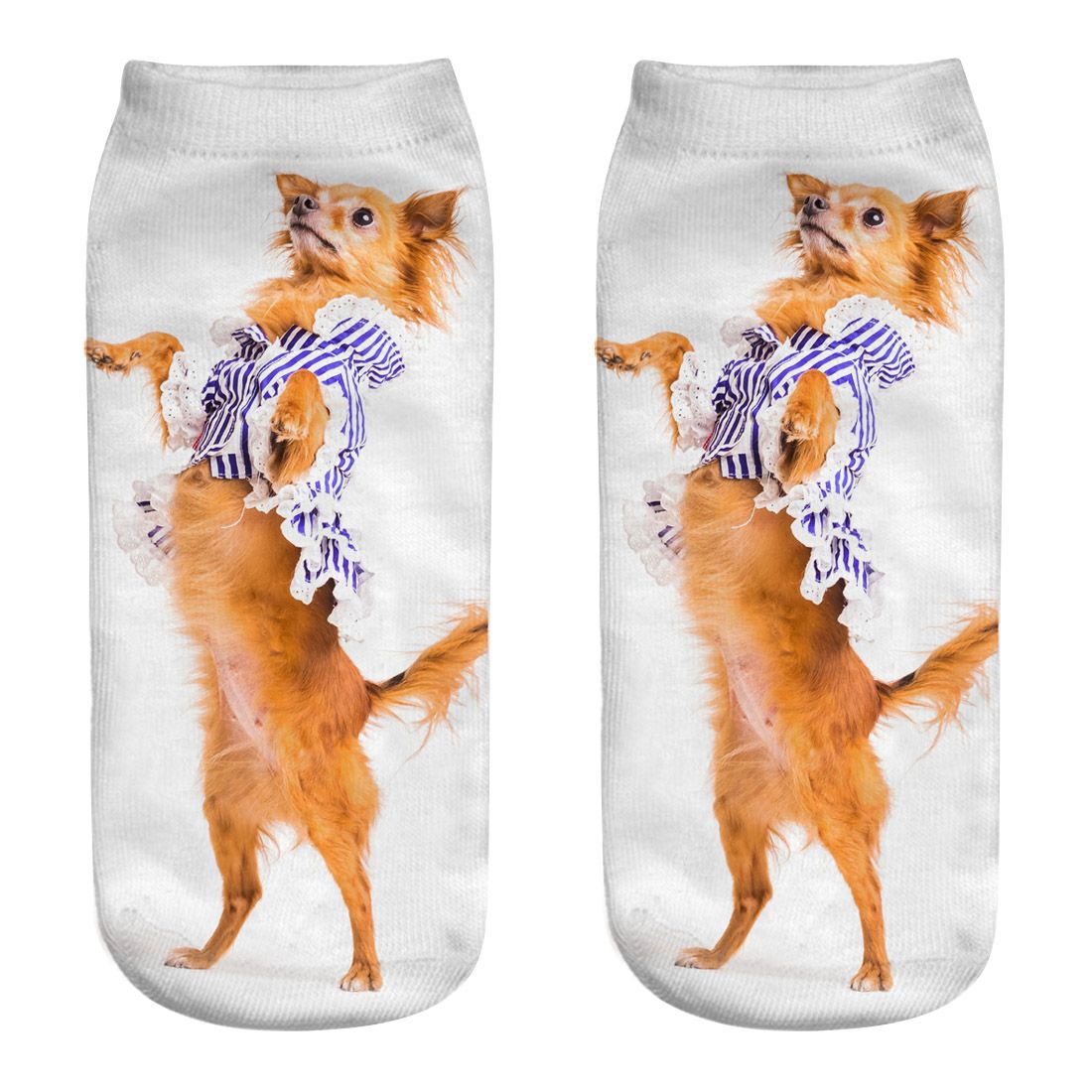 Title 6, New Dog Series 3D Printed Socks Puppy Printed S...