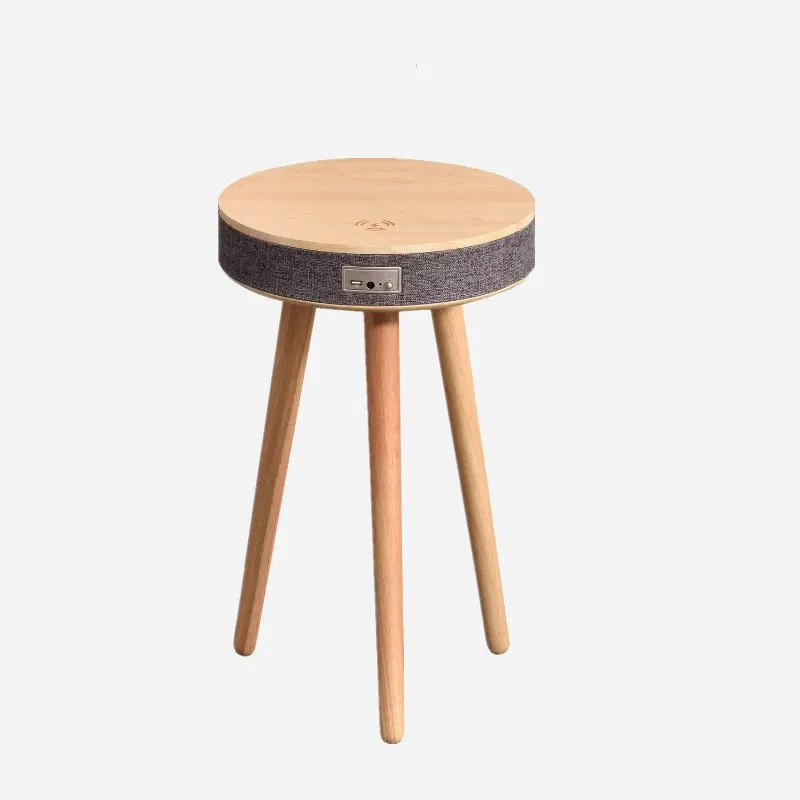 Bluetooth Speaker Small Coffee Table Wireless Charging Creative Round