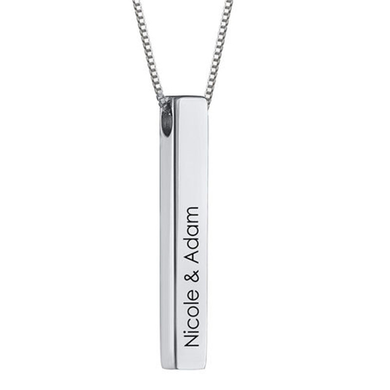 Personalized Stainless Steel Necklace Pendant