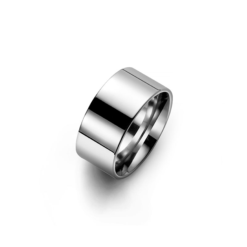 Titanium Steel Band Solid Color Ring