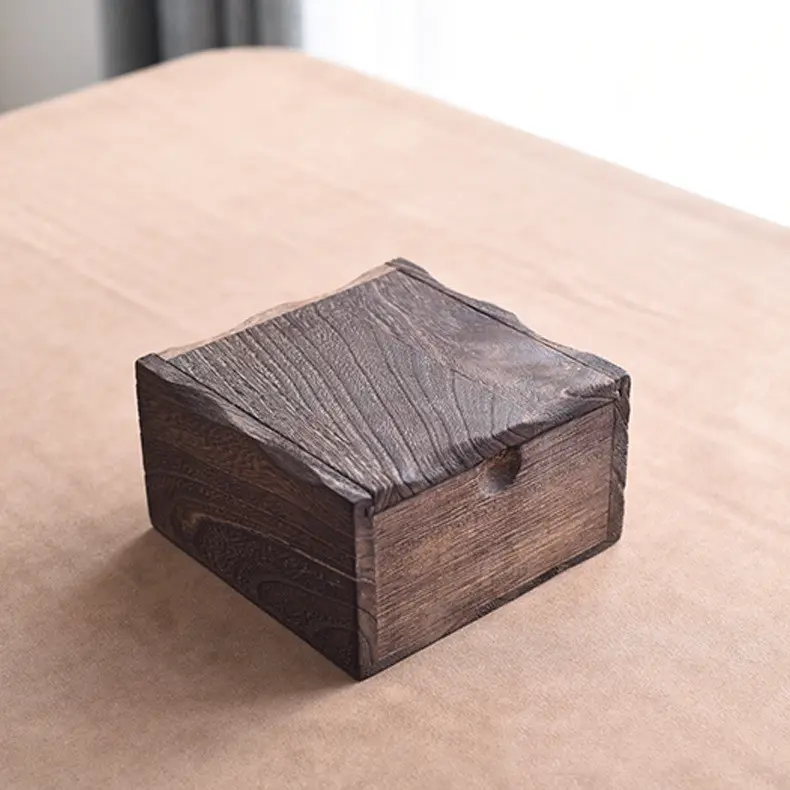 Wooden Jewelry Box Customized Box Creative Retro Gift Packaging