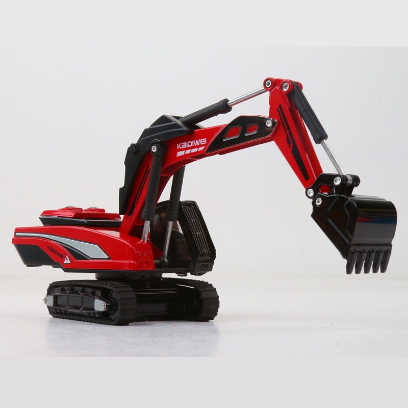 New excavator red