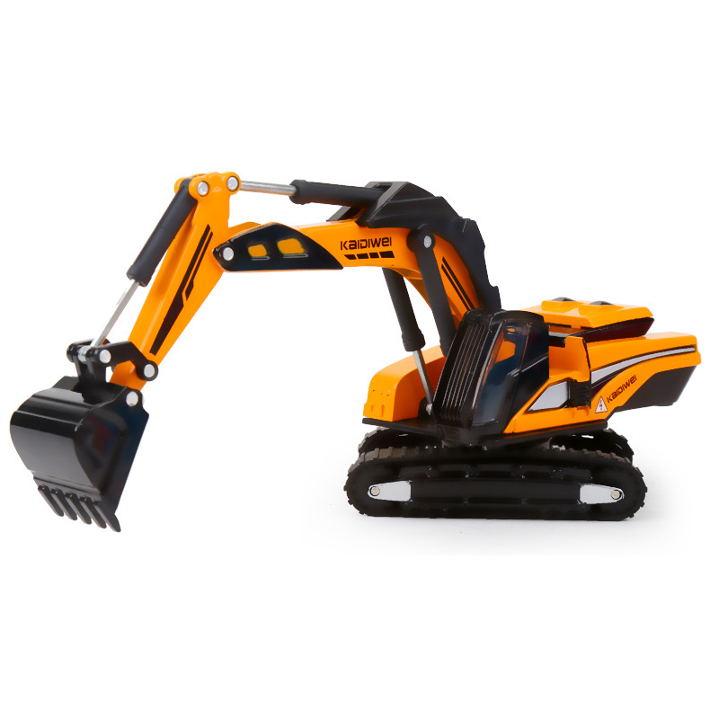 New excavator yellow