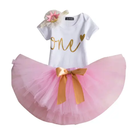 Baby Girl Birthday Dress Romper Princess