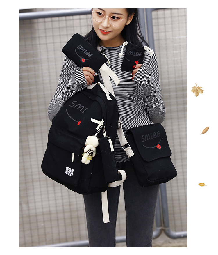 Cute Printed Backpack Women's Suit Travel Backpack - Image 3