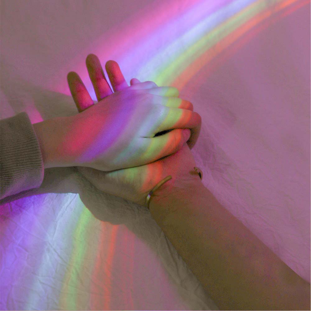 Egg-Shaped Table Lamp Rainbow Projection Lamp LED Color Night Light 3 Modes Projector - Image 3