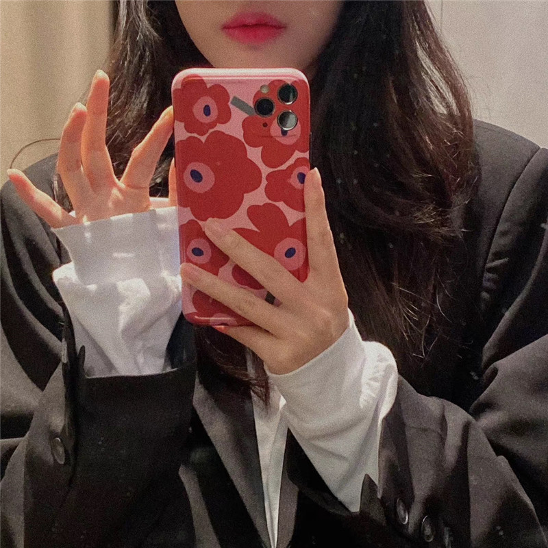 Compatible with Apple, Compatible with Apple , Iphone11promax Poppy Apple 12 Mobile Phone Case Xr Silicone 8plus Soft Protective Cover XS Applicable
