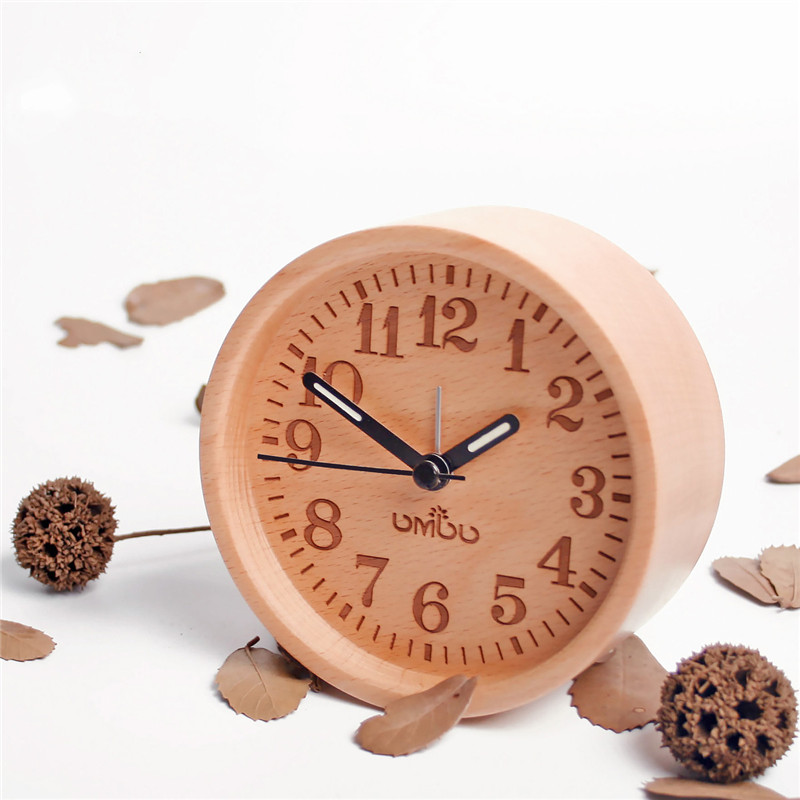 Élégance nordique avec l'Horloge Bois Mute BEECHER Horloge en bois Horloge Bois Mute BEECHER