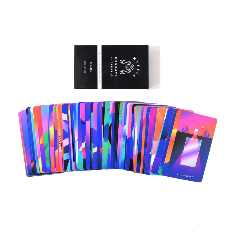 Mystic mondays tarot 78 cards tarot deck (black)