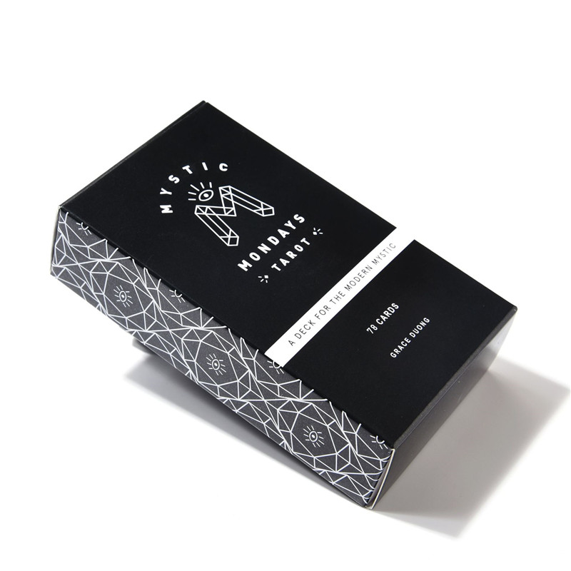Mystic mondays tarot 78 cards tarot deck (black)
