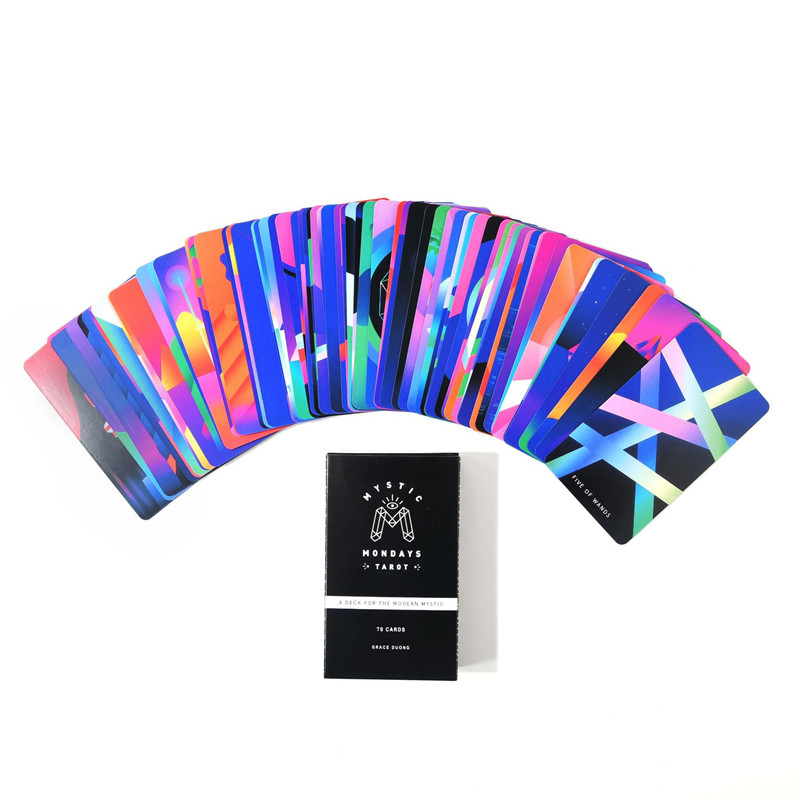 Mystic mondays tarot 78 cards tarot deck (black)