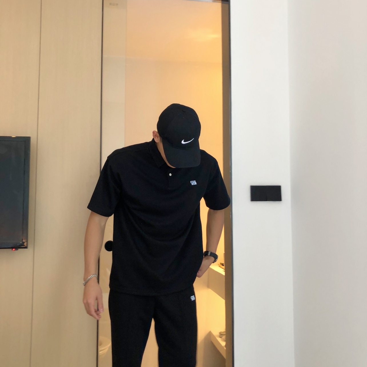 Loose Casual Cotton Sports Suit Polo Shirt Five-point Shorts