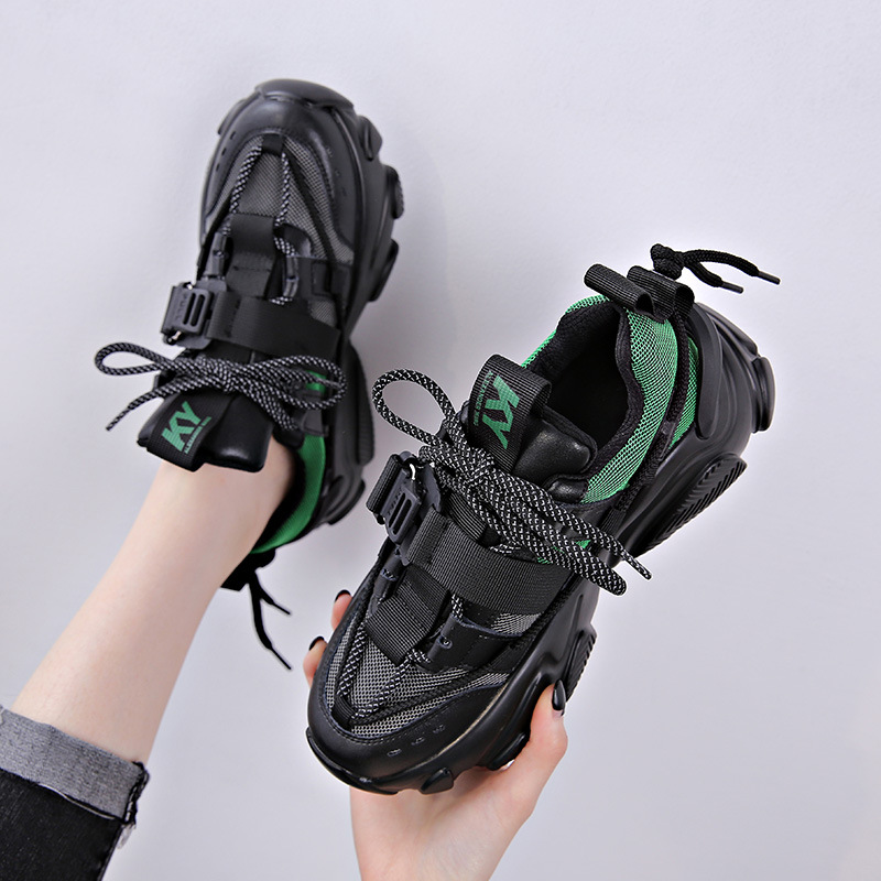 Title 8, Womens Chunky Platform Casual Sports Shoes, Sp...