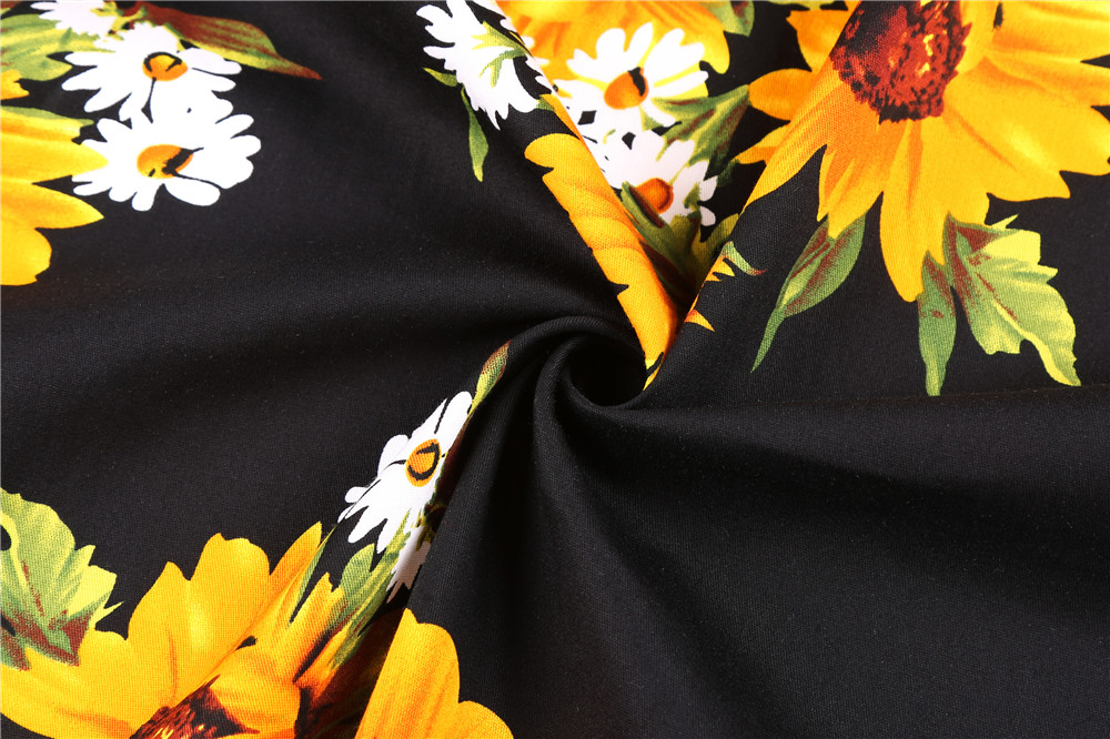 Floral Skirt, Foreign Trade Women's Clothing, Pleated Skirt