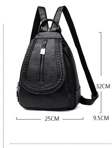 Title 1, Woven Leisure Tide Backpack Simple Atmosphere C...