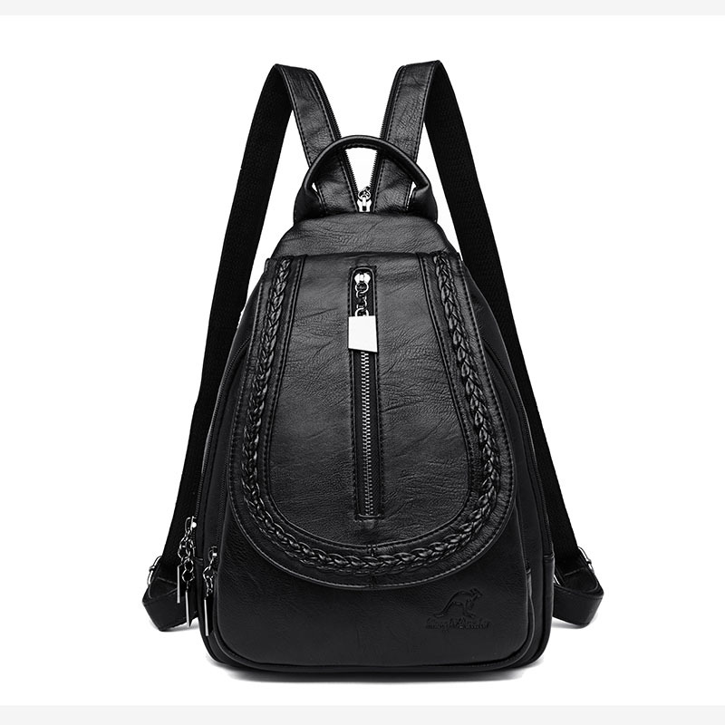 Title 5, Woven Leisure Tide Backpack Simple Atmosphere C...