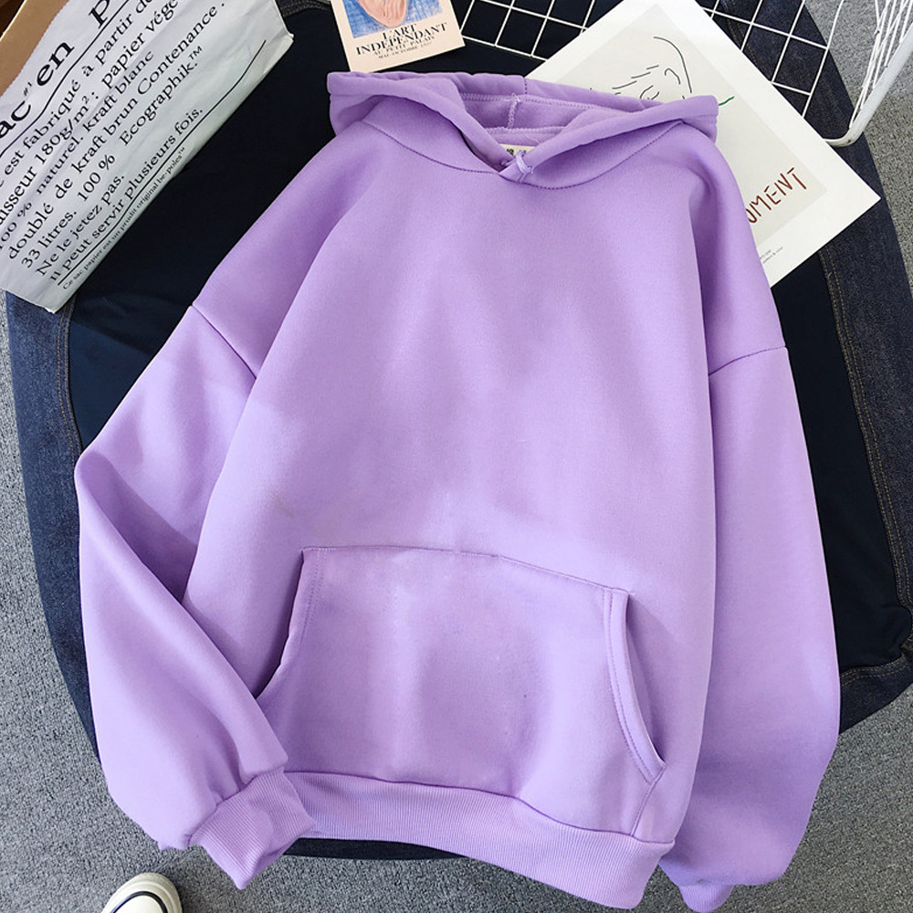 Title 7, Girls Blank Solid Color Hoodie Sweater