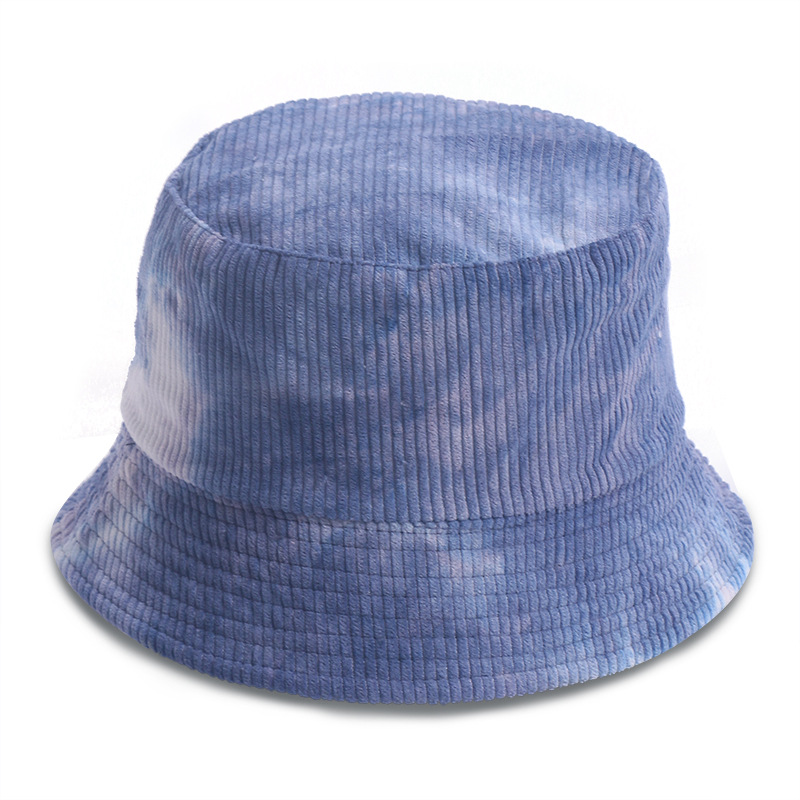 Corduroy Tie dye Fisherman Hat