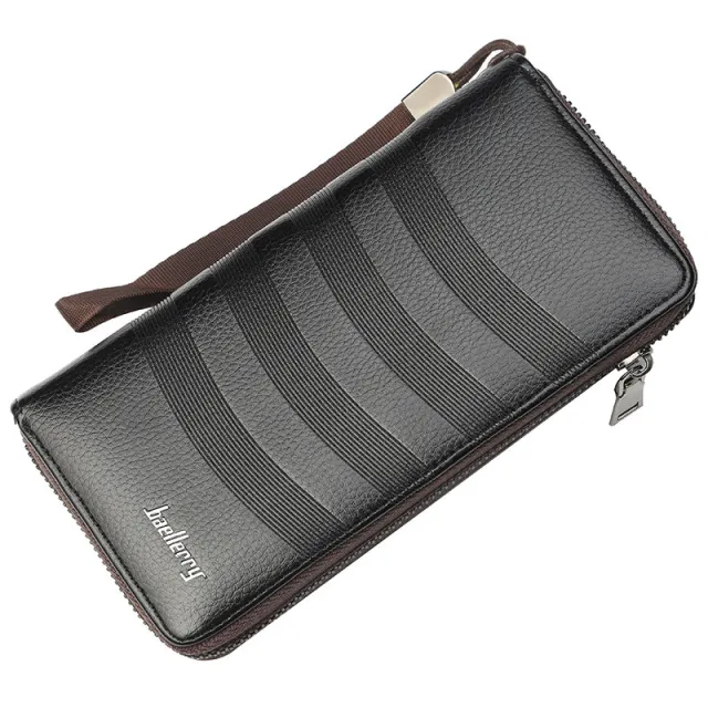 Clutch Business Casual Large capacity Wallet With Multiple Card Slots Black - Shop at LoveMi