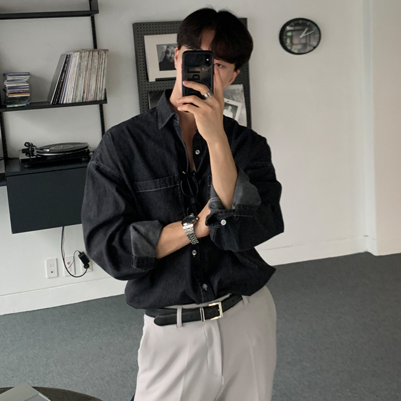 Niche Casual Shirt Hong Kong Style Japanese loose All-match Jacket