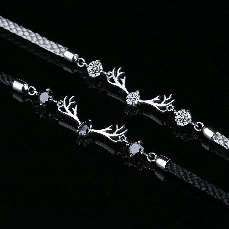 Sterling Silver All The Way With You Bracelet Rope Bracelet Valentine's Day GFift Unisex Jewelry