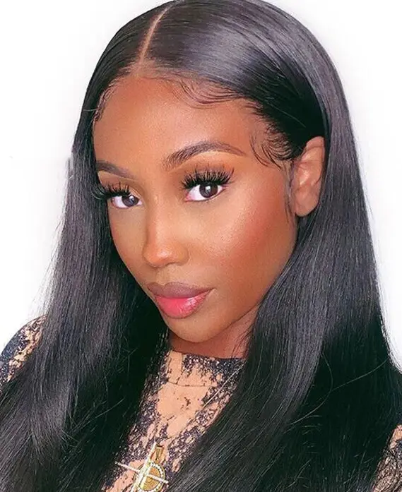 European And American Front Lace Wig Mid-Point