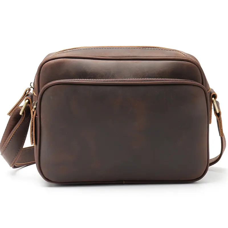 New Mens Single Shoulder Messenger Bag Retro